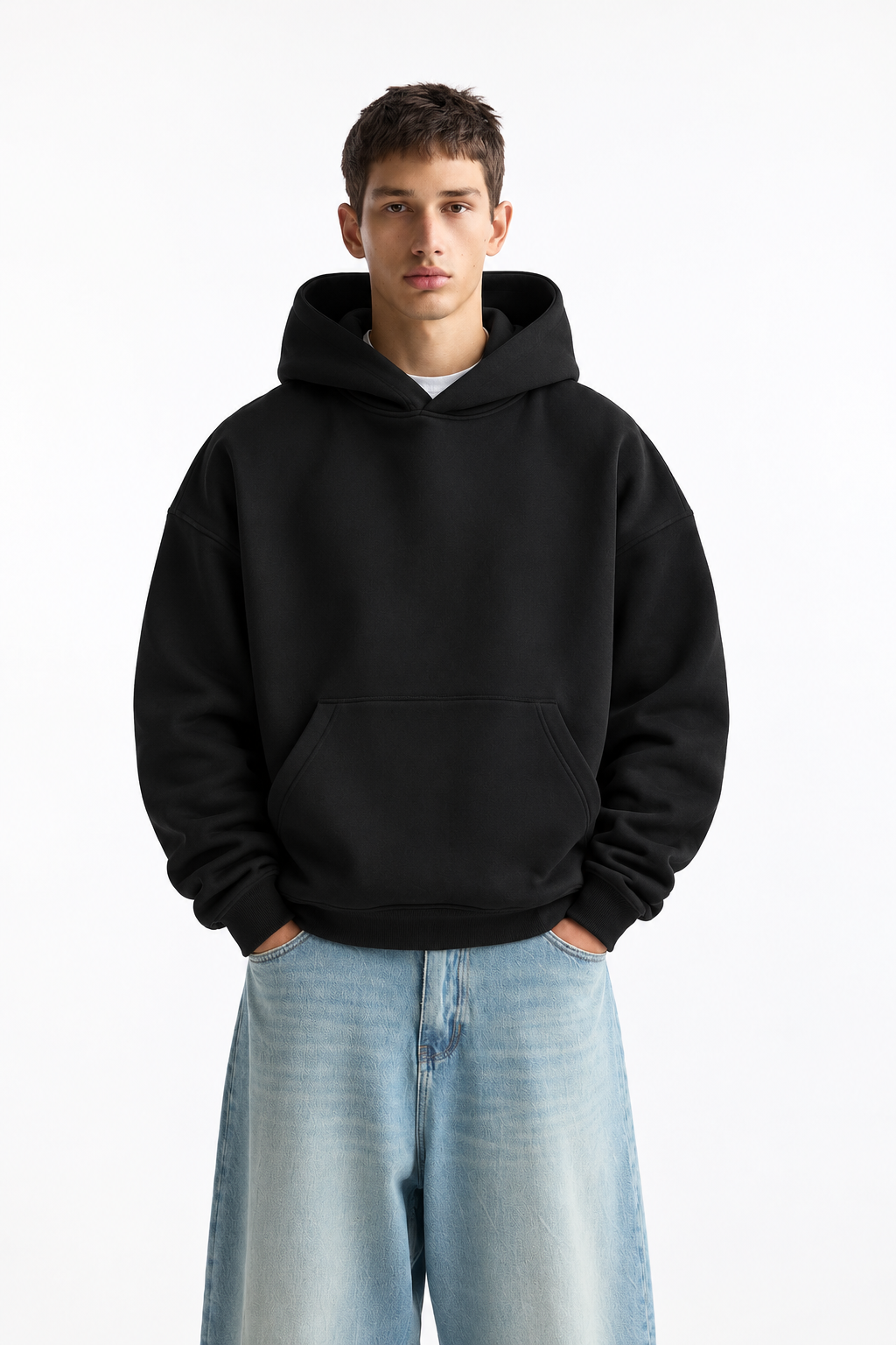 Sweat à Capuche Oversize – 100 % Coton