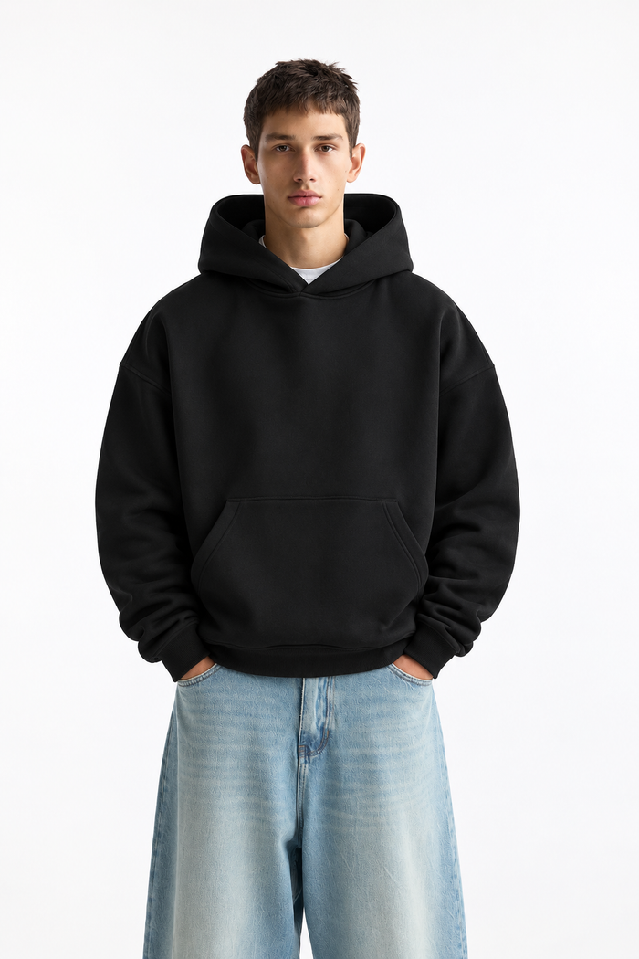 Sweat à Capuche Oversize – 100 % Coton